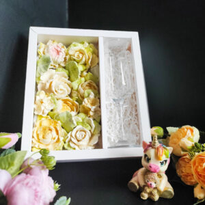 Зефирный букет с бокалом