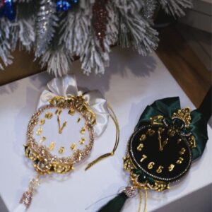 Елочная игрушка «Часы»