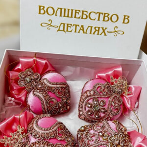 Набор из 4-х елочных игрушек