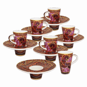 Кофейный набор на 6 персон из коллекции "Сивка Бурка"