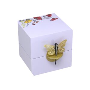 Шкатулка из коллекции "Бабочки", размер 15*15*15 см, материал МДФ, подарочная упаковка.