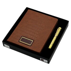 Набор "Сокол": записная книжка и шариковая ручка 270х270х40 мм.