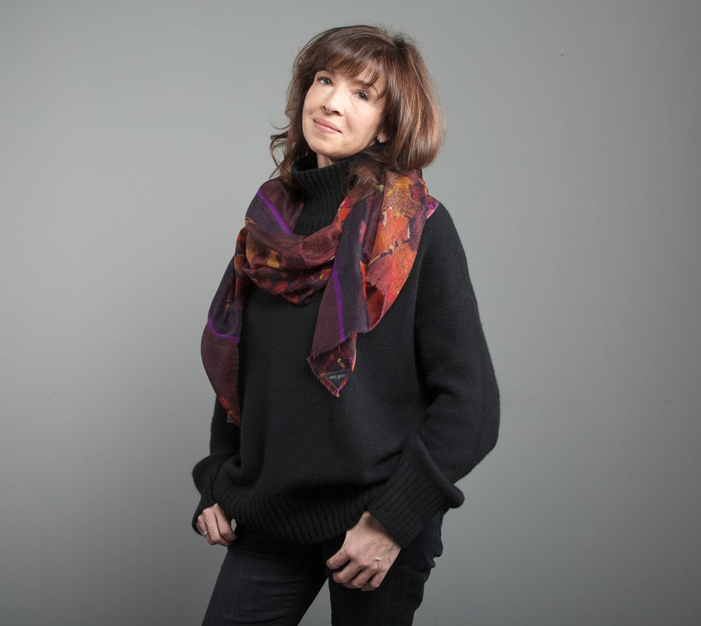 Палантин «Галантный век. Бордовый» — фото 3