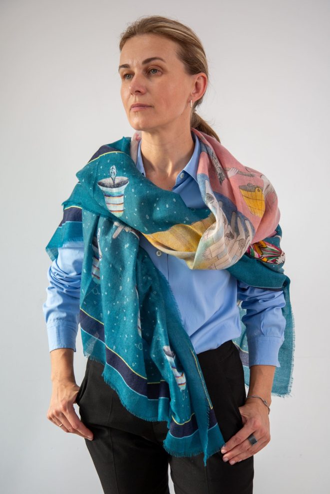 Платок «Матушка Жигонь» 100% кашемир — фото 1