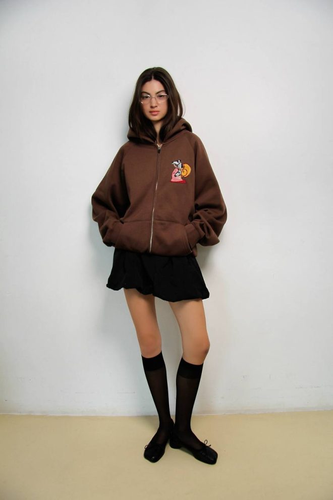 Толстовка унисекс на молнии «Трансформация лошади» — фото 2