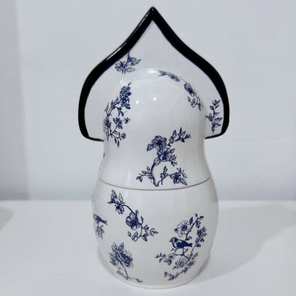 Свеча Матрешка с кокошником — фото 2