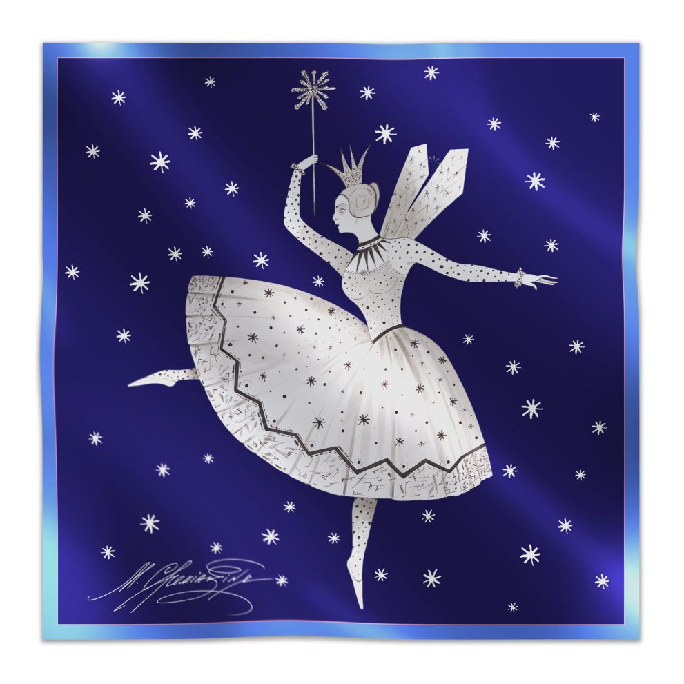 Платок «Снежинка», кашемир 100% — фото 2