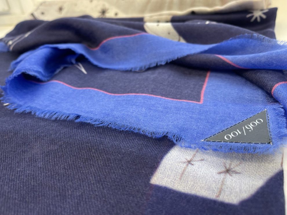 Платок «Снежинка», кашемир 100% — фото 3