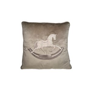 Подушка с вышивкой ЛОШАДКА