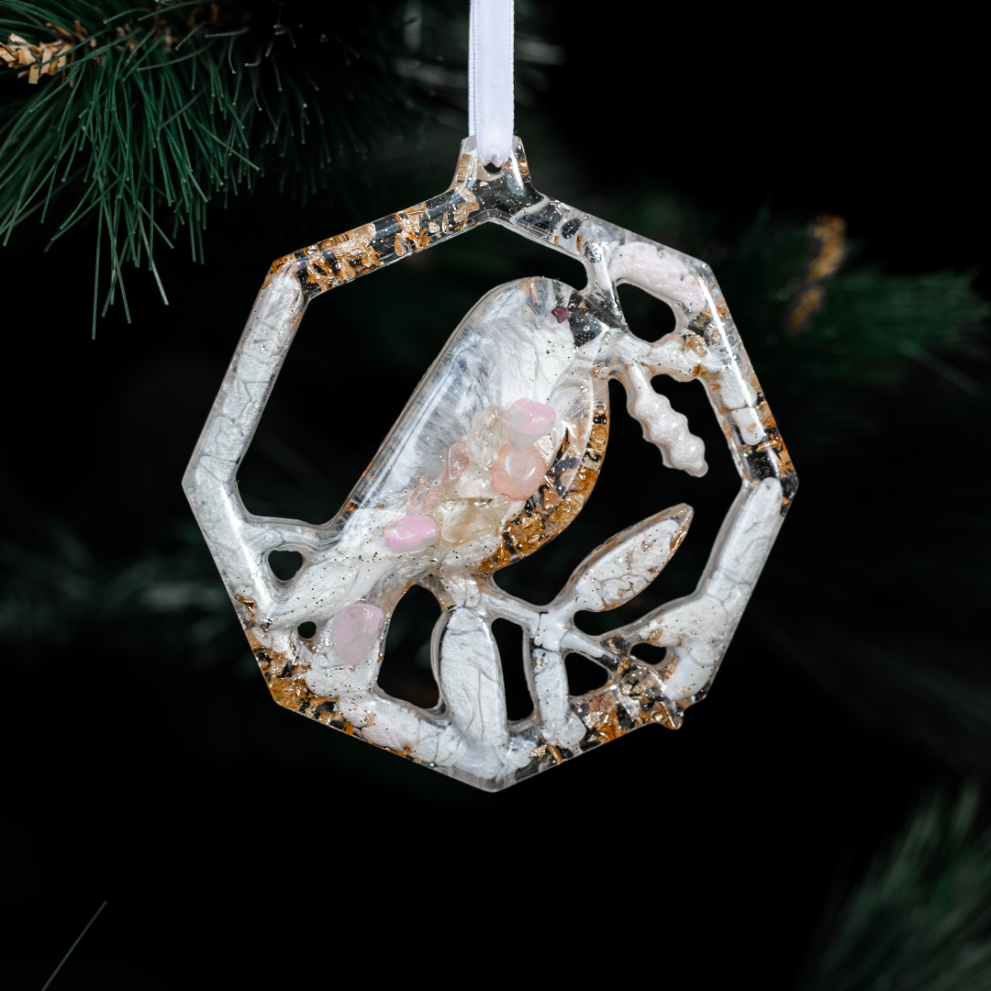 Елочная игрушка Снегирь — фото 2