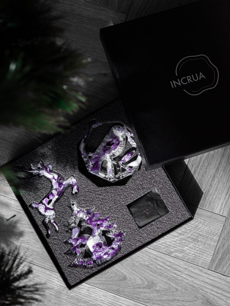 Елочные игрушки STORIES — Набор из 3-х — фото 3