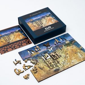 Деревянный пазл "Популярный" 160 деталей