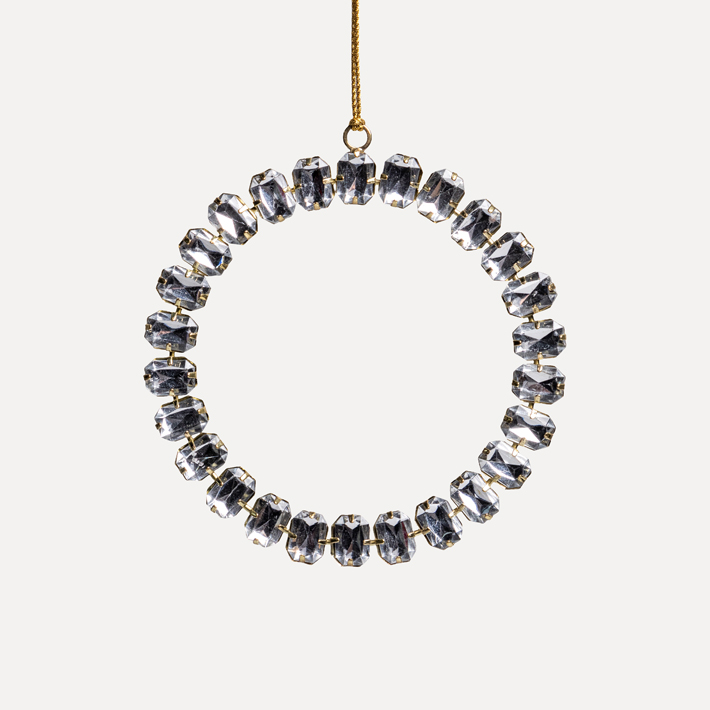 Подвес КОЛЬЦО с кристаллами — фото 1