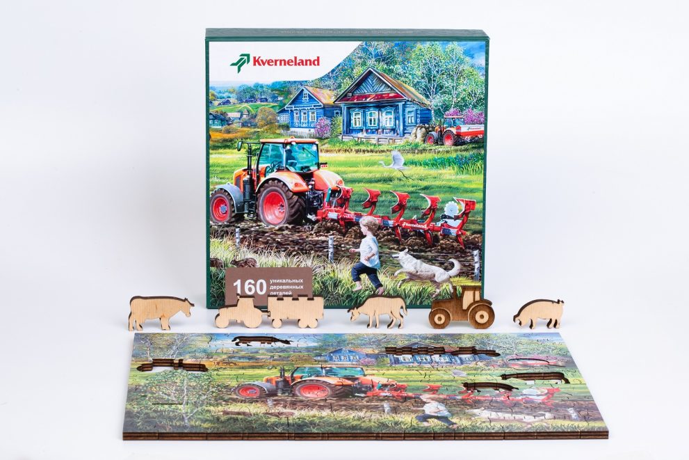 Деревянный пазл «Популярный» 160 деталей — фото 3