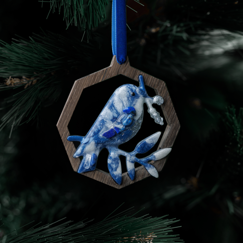 Елочная игрушка Снегирь MW — фото 3