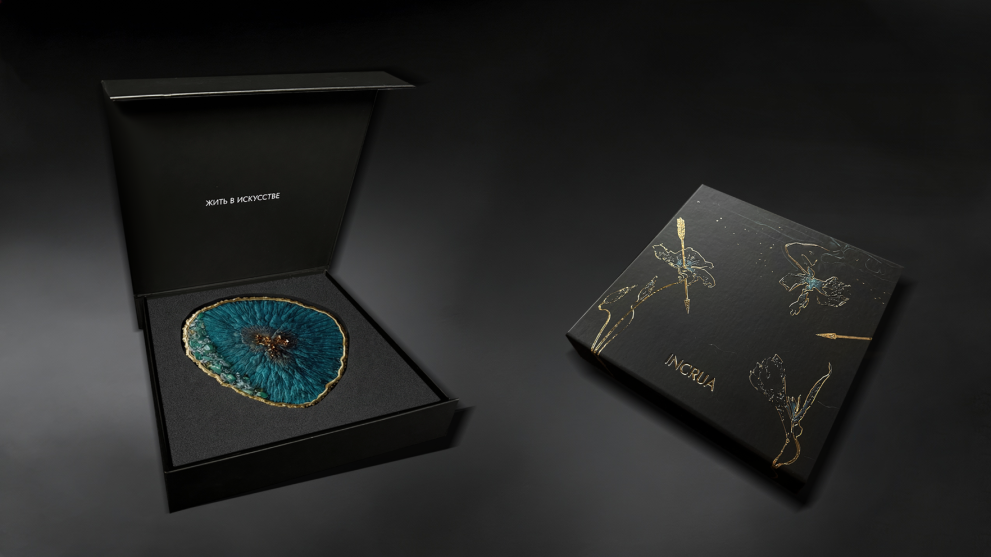 Подставка декоративная из эпоксидной смолы — фото 4