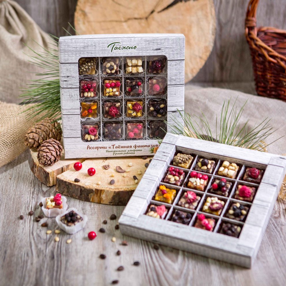 Конфеты ручной работы Ассорти «Таёжная фантазия» 272 г «Таёжно» — фото 2