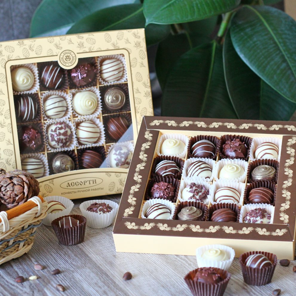 Конфеты «Кедровые «Ассорти» в шоколаде» 265 г «КедроРай» — фото 2