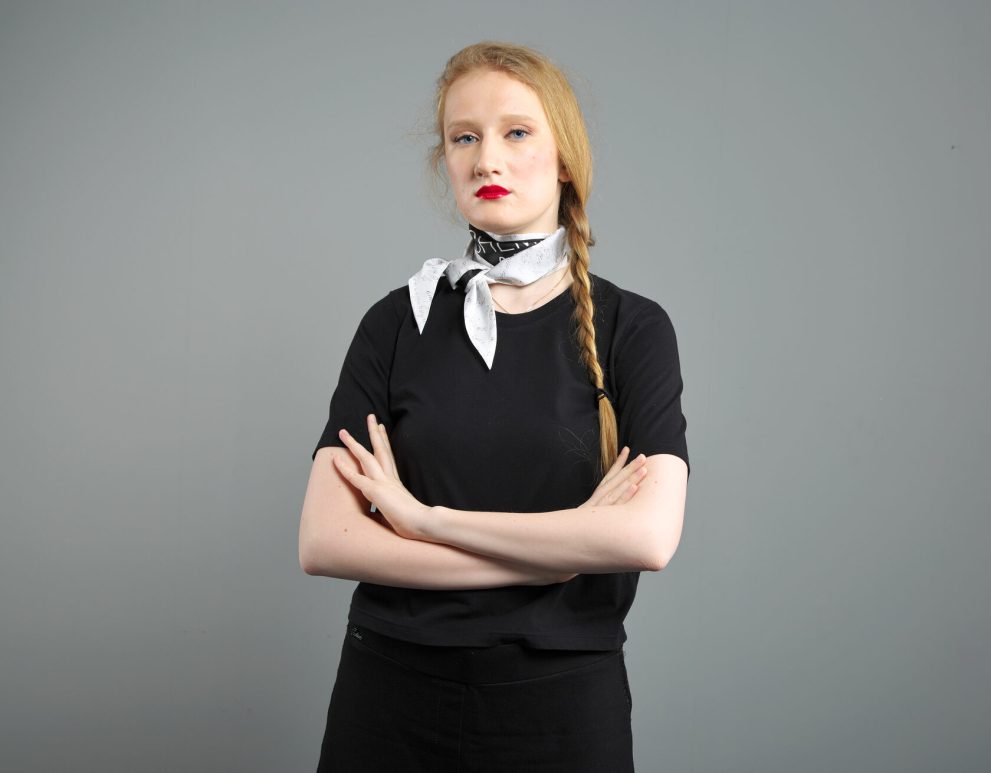 Твилли черно-белый «Балет» — фото 2