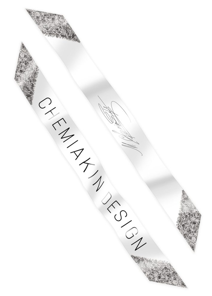 Твилли черно-белый «Симфония цвета» — фото 1