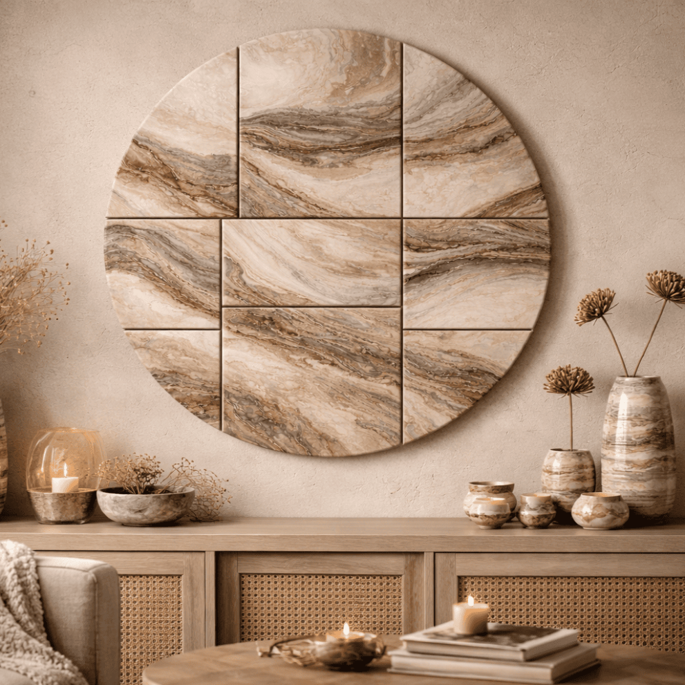 Настенное интерьерное панно NERIKOMI — авторская керамика ручной работы — фото 2