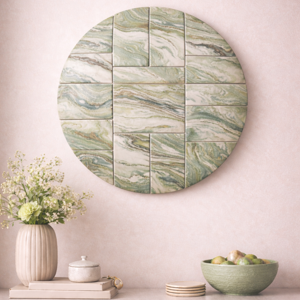 Настенное интерьерное панно NERIKOMI — авторская керамика ручной работы — фото 3