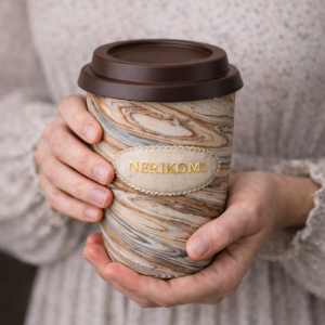 Авторский кофейный стакан NERIKOMI для многоразового использования и осознанного потребления. Керамика ручной работы