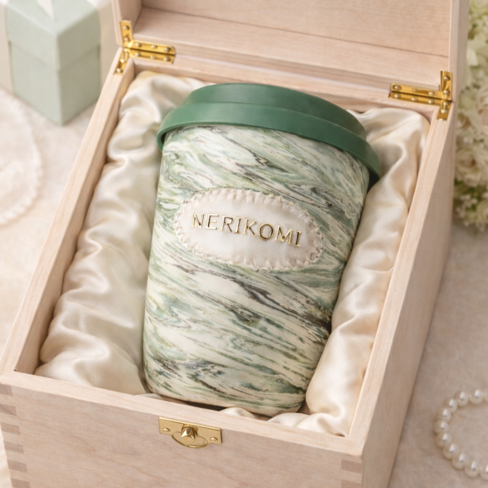 Авторский кофейный стакан NERIKOMI для многоразового использования и осознанного потребления. Керамика ручной работы — фото 4