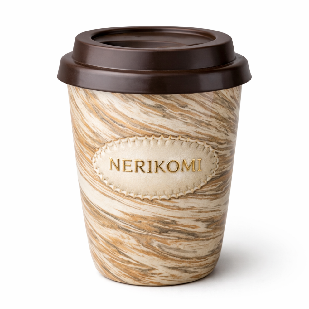 Авторский кофейный стакан NERIKOMI для многоразового использования и осознанного потребления. Керамика ручной работы — фото 5