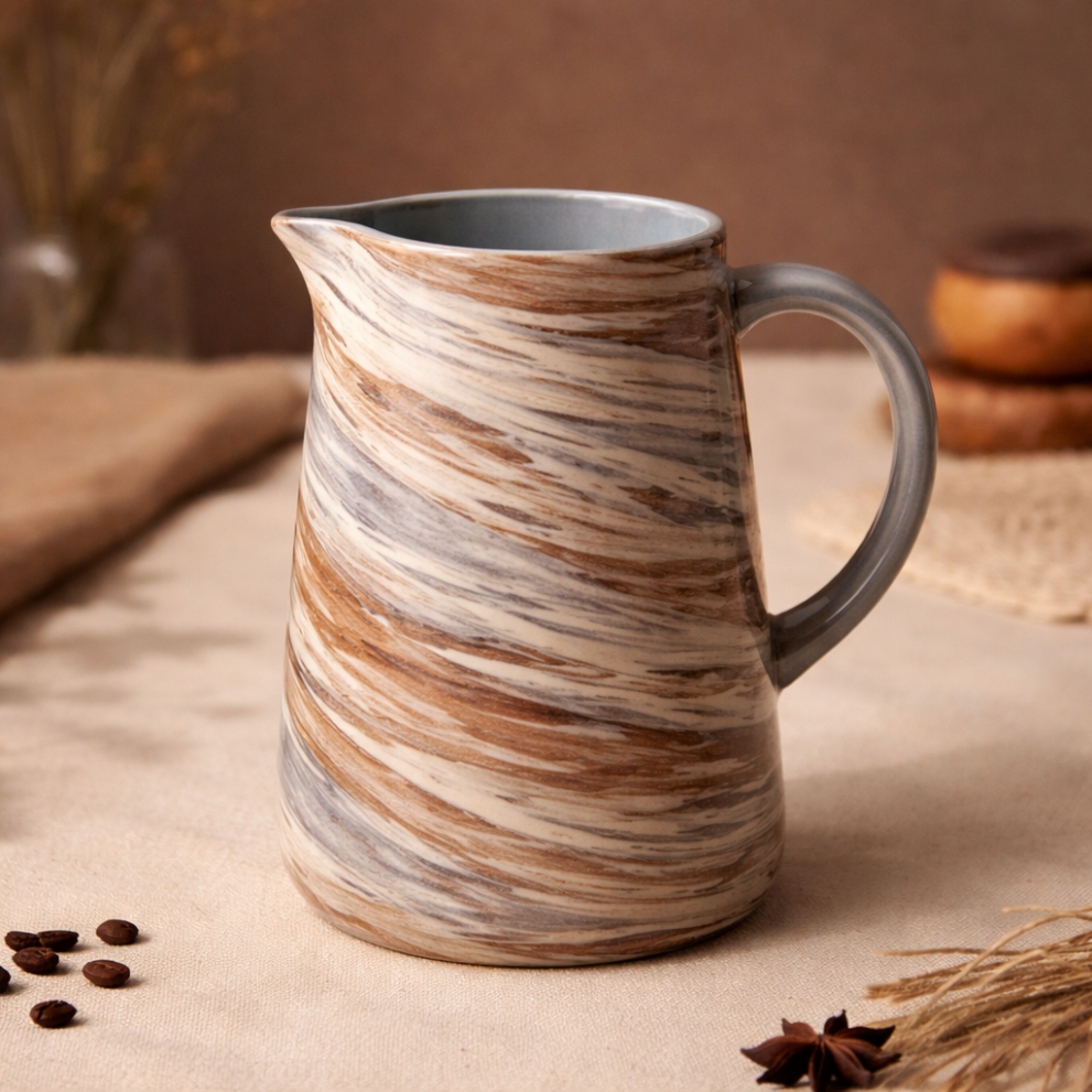 Графин для воды и напитков NERIKOMI. Авторская керамика ручной работы. — фото 4