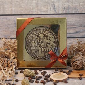 Медаль «Югра» темный шоколад 60 г "КедроРай"