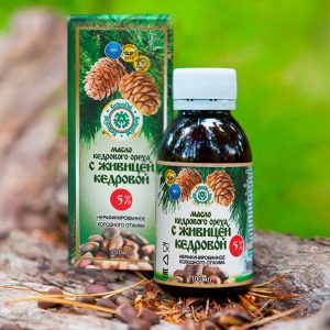 Кедровое масло с живицей 5% 100 мл "КедроРай"