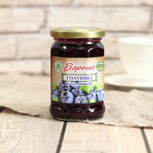 Варенье из ягод голубики со стевией 280г "КедроРай"