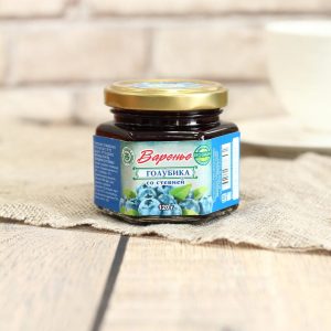 Варенье из ягод голубики со стевией 120г " КедроРай"