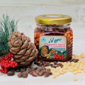 Ядро кедра с клюквой в сосновом сиропе 300 г