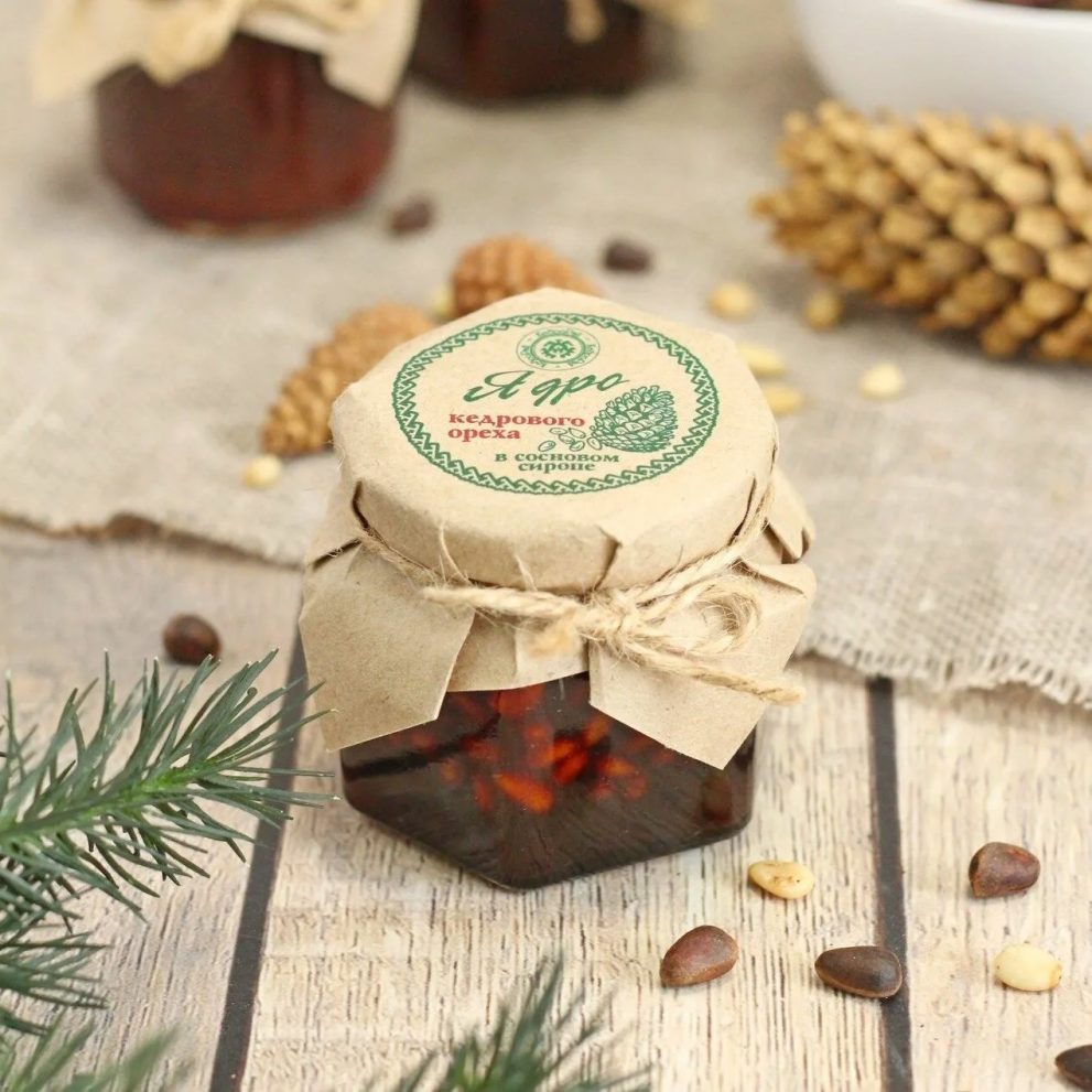 Ядро кедрового ореха в сосновом сиропе 140 гр — фото 1
