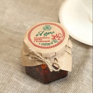 Ядро кедра с клюквой в сосновом сиропе 140 г "КедроРай"