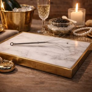 Серебряный Муссуар-венчик для шампанского