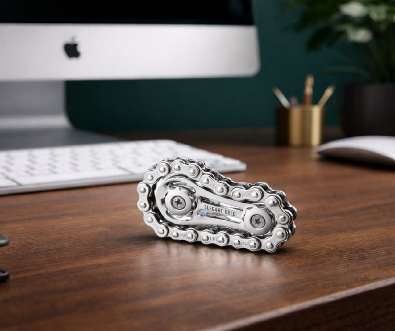 Серебряный массажер-спинер — фото 1