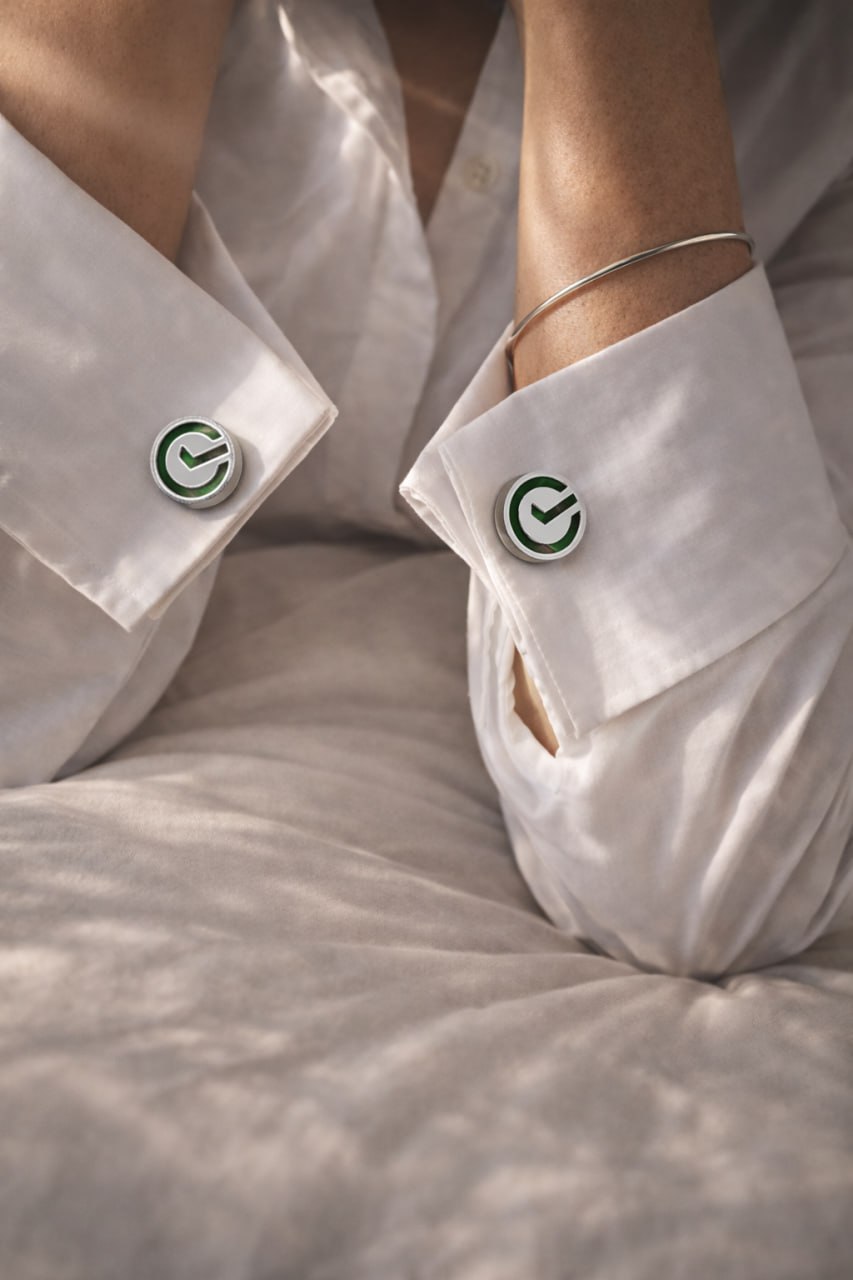 Серебряные напуговичники с индивидуальным дизайном — фото 1