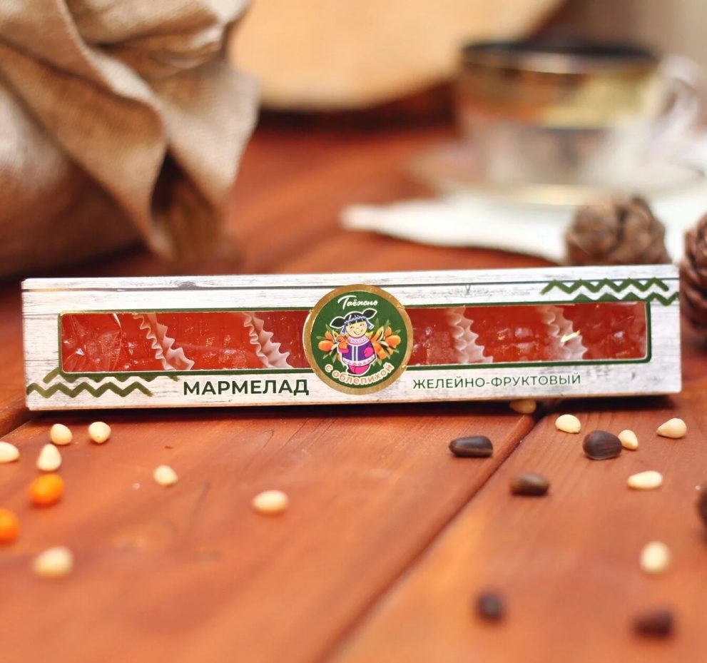 Мармелад желейно-фруктовый с Облепихой 90г «Таежно» — фото 1