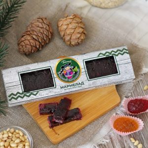 Мармелад желейно-фруктовый с черной смородиной 170г "Таежно"