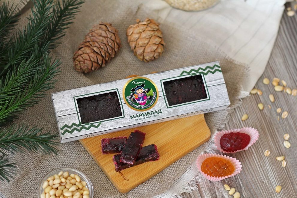 Мармелад желейно-фруктовый с черной смородиной 170г «Таежно» — фото 1