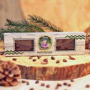 Мармелад желейно-фруктовый с сосновой шишкой и ядром кедрового ореха 170г