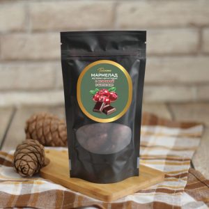 Мармелад желейно-фруктовый с Клюквой в шоколаде 150г " Таежно"