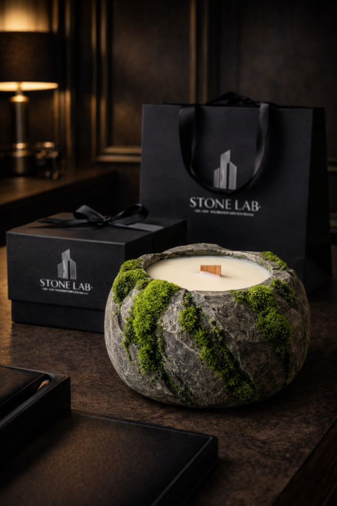 Эко-свеча «Каменный лес» — фото 1