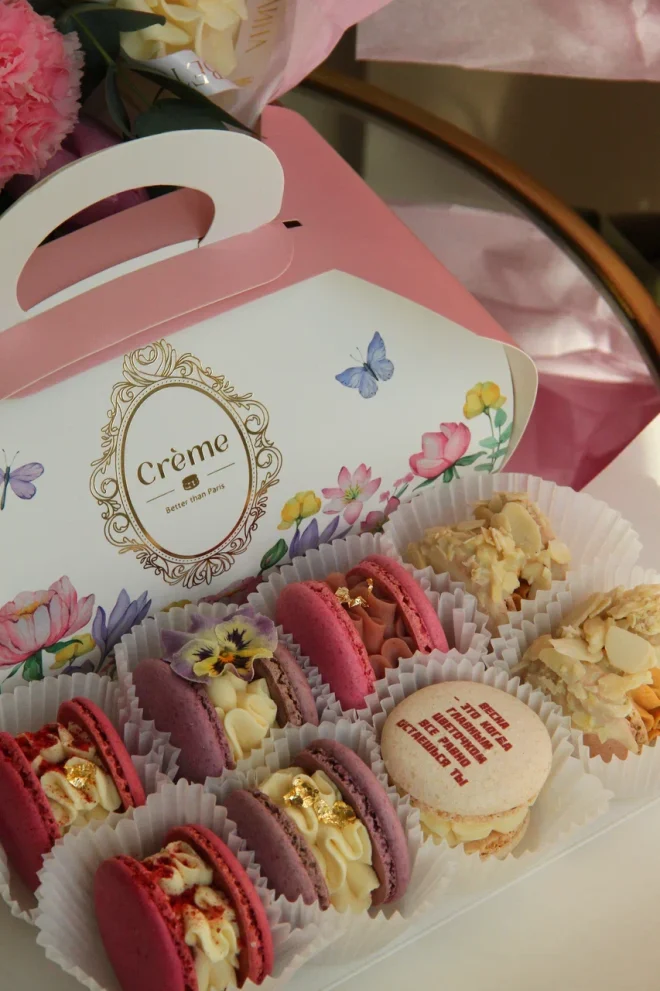 Подарочный сундучок с макарон — фото 1