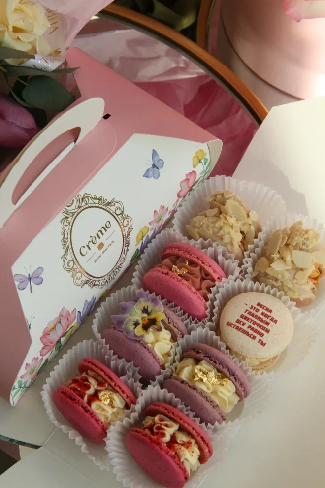 Подарочный сундучок с макарон — фото 2