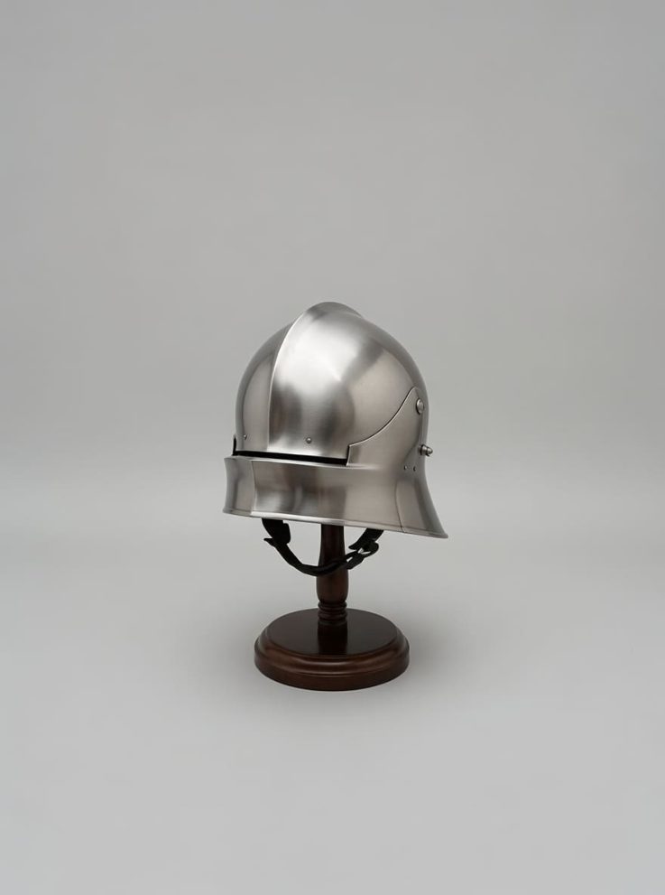 Шлем-салад рыцарский «Максимилиан» (музейная реплика XV век) — фото 3