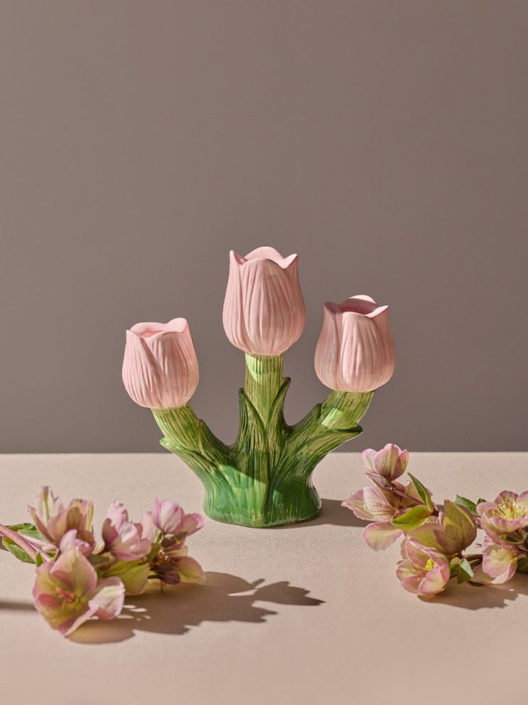 Подсвечник Floret для трех свечей из коллекции Blossom, 20 см — фото 3